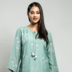 muslin fabric kurta set